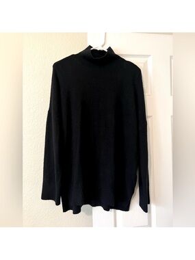 Mock Neck Side Slit Legging Sweater
